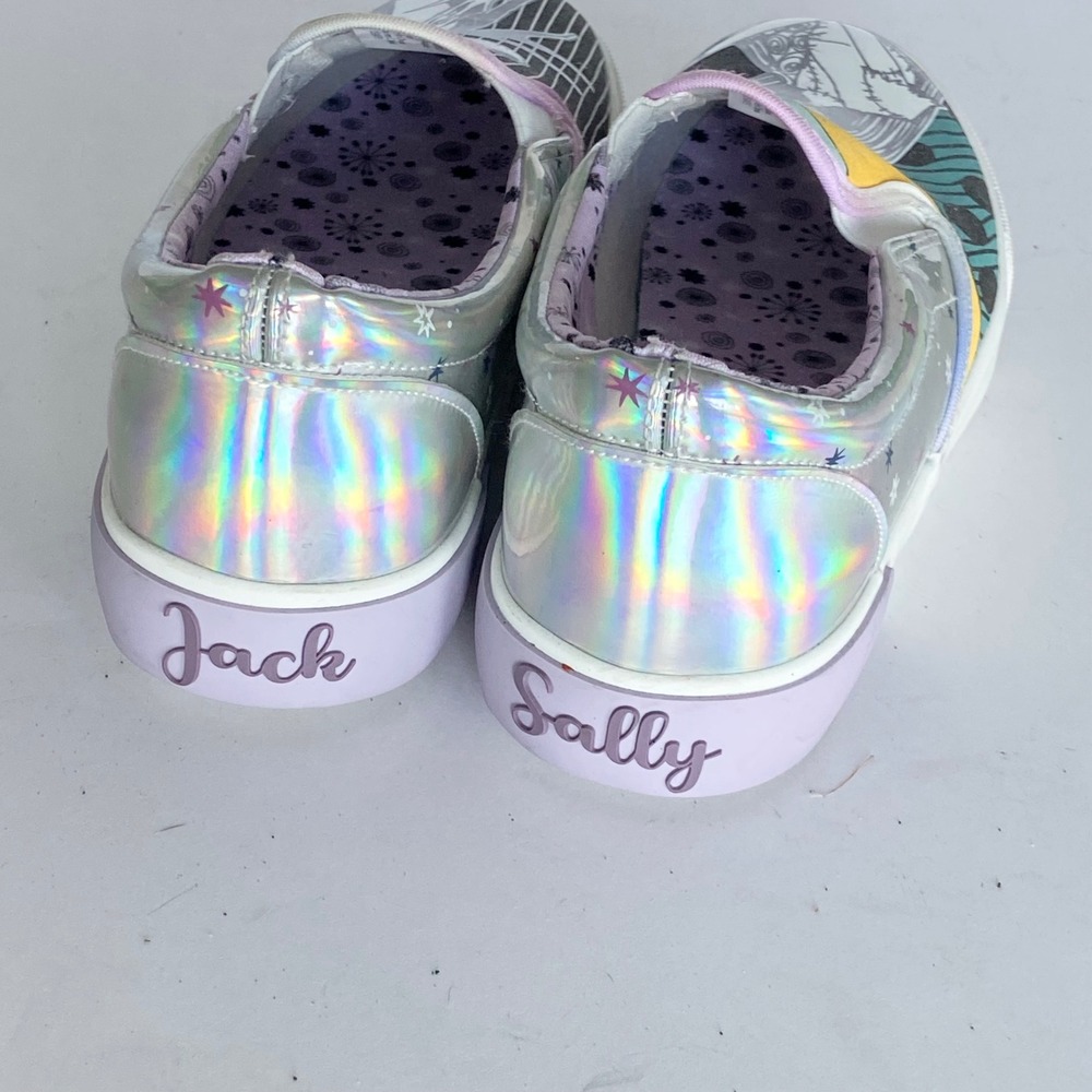 Ground Up Disney Nightmare Before Christmas Jack Sally Holographic Sneakers 7 - Picture 4 of 7